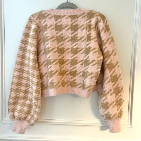For Love and Lemons Cher Houndstooth Cardigan Sweater and Tank Set 1X NWT - Picture 15 of 15